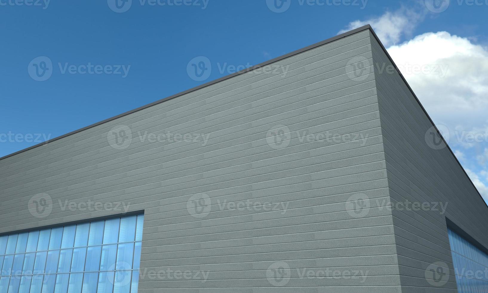 gebouw close-up 3d weergegeven foto