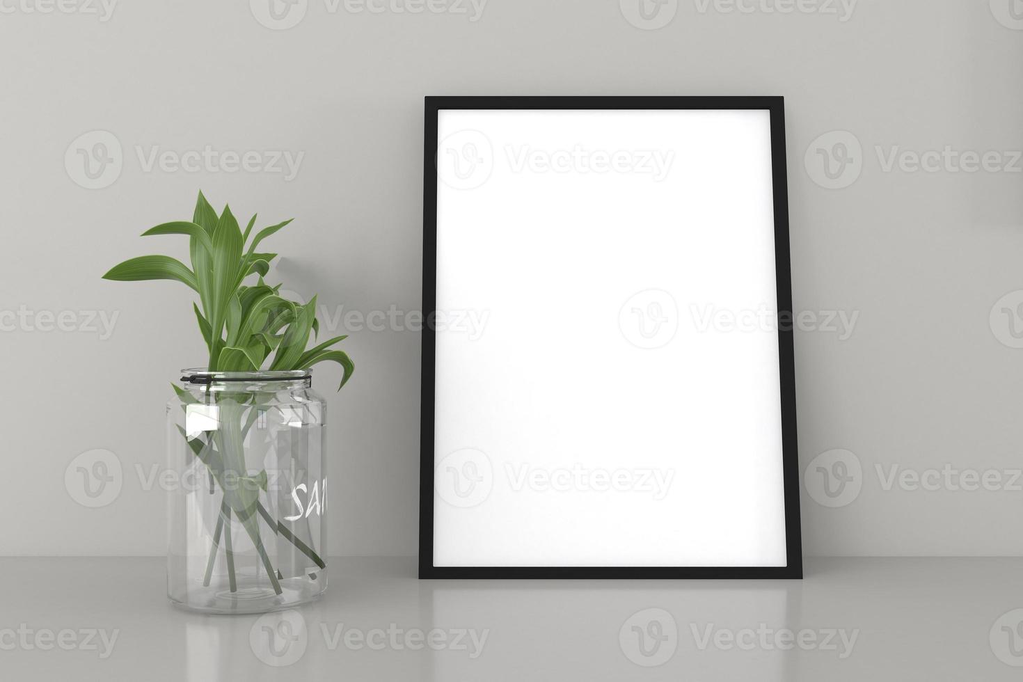 lege fotolijst mockup ontwerp mockup foto