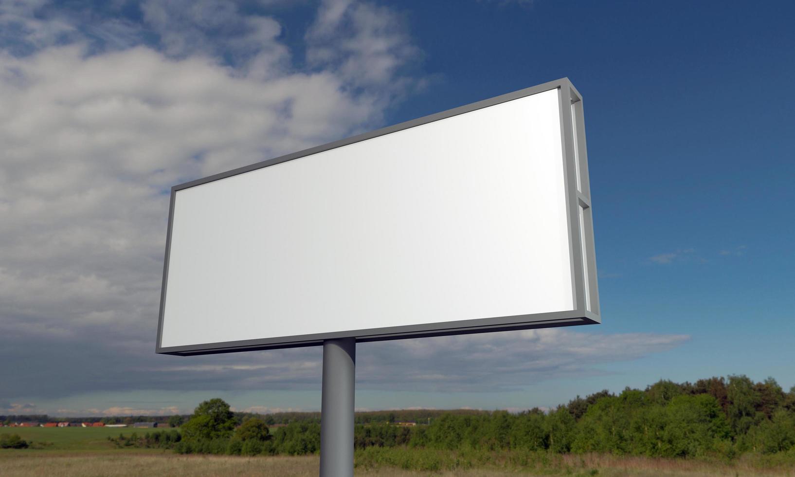 billboard teken 3d teruggegeven illustratie foto