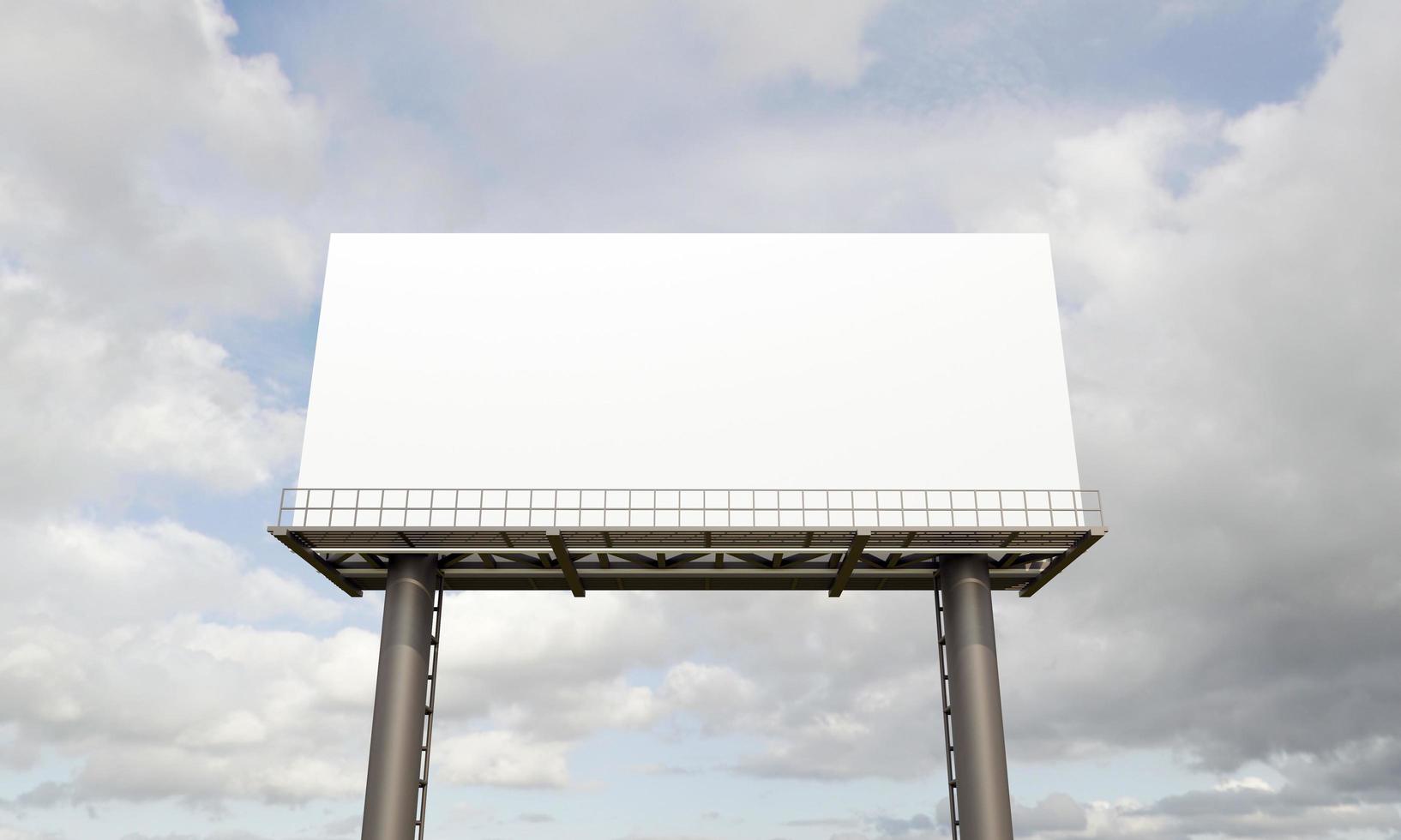 billboard teken 3d teruggegeven illustratie foto