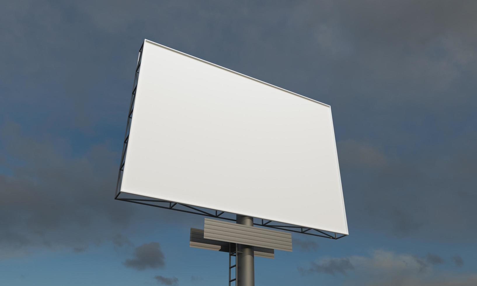 billboard teken 3d teruggegeven illustratie foto