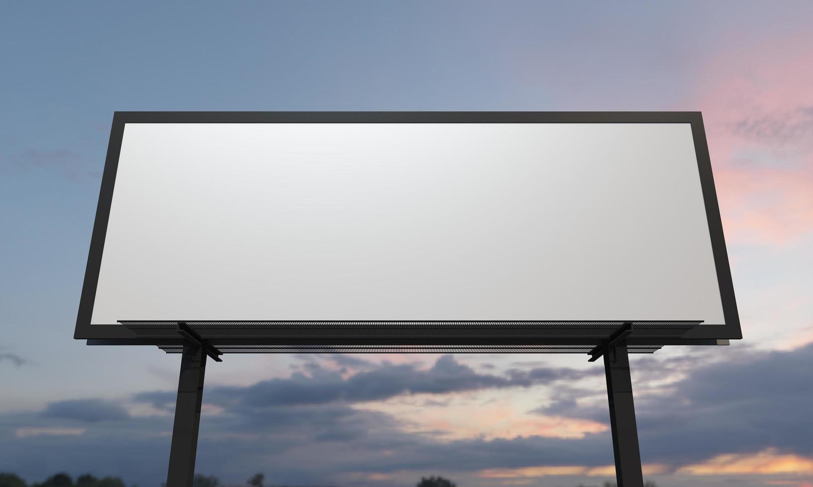 billboard teken 3d teruggegeven illustratie foto