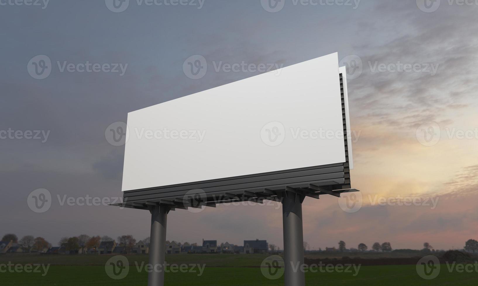 billboard teken 3d teruggegeven illustratie foto