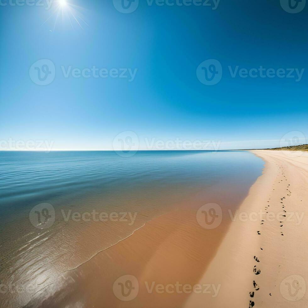 ai gegenereerd kopiëren ruimte tropisch strand landschap ai generatief foto