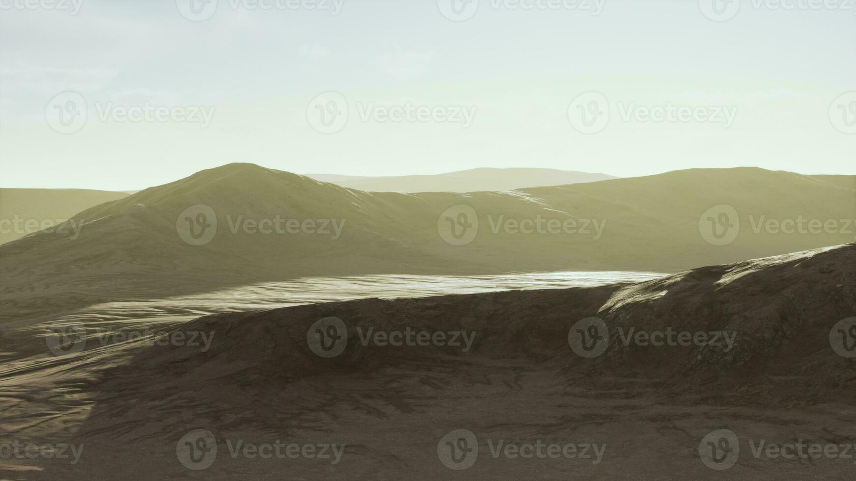 mooi landschap van zanderig woestijn antenne foto