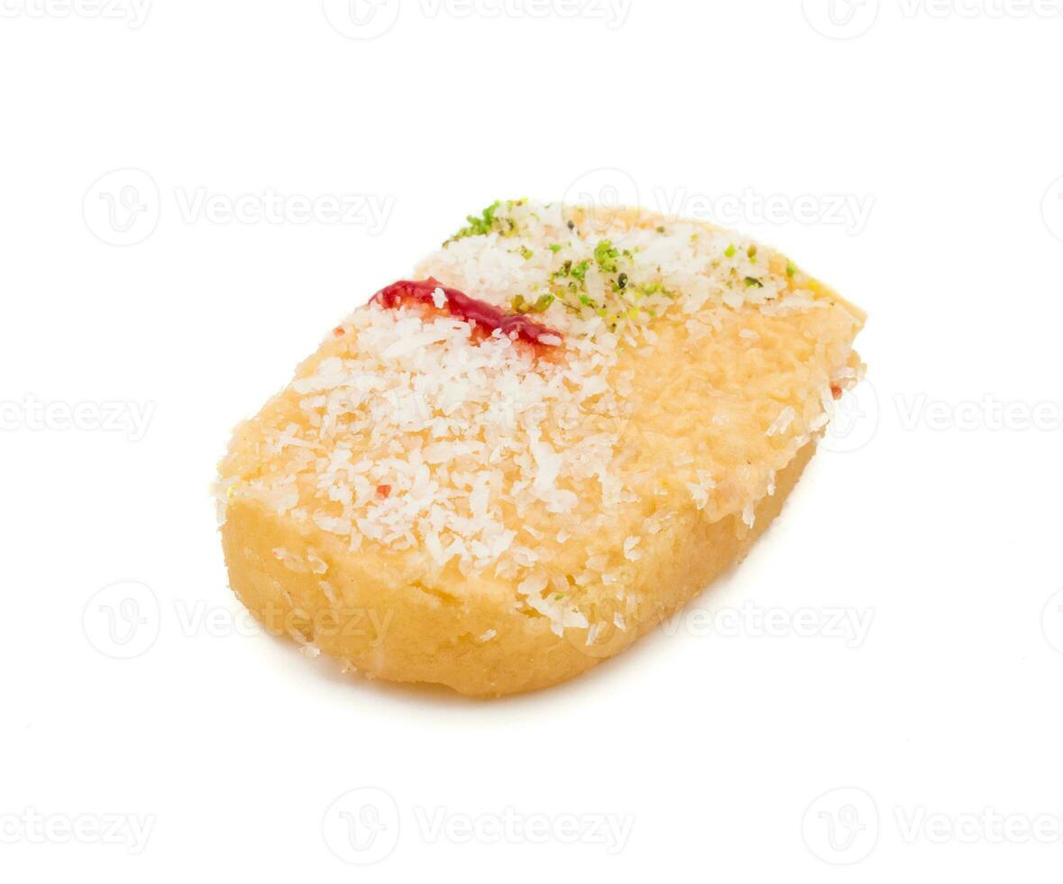 Indisch zoet voedsel chena geroosterd brood Aan wit achtergrond foto