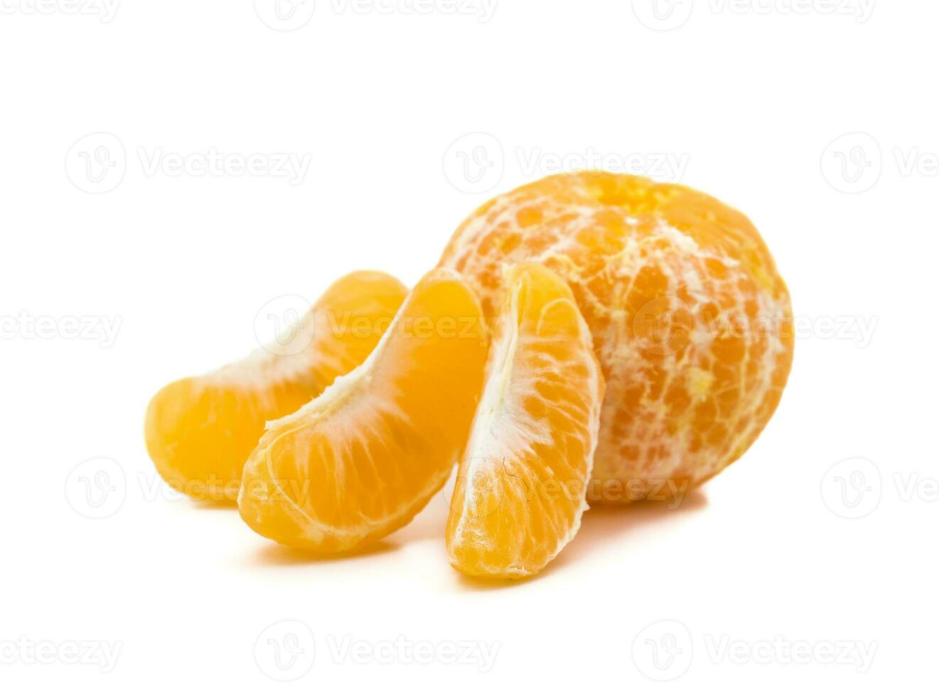 vers oranje fruit plakjes met oranje foto