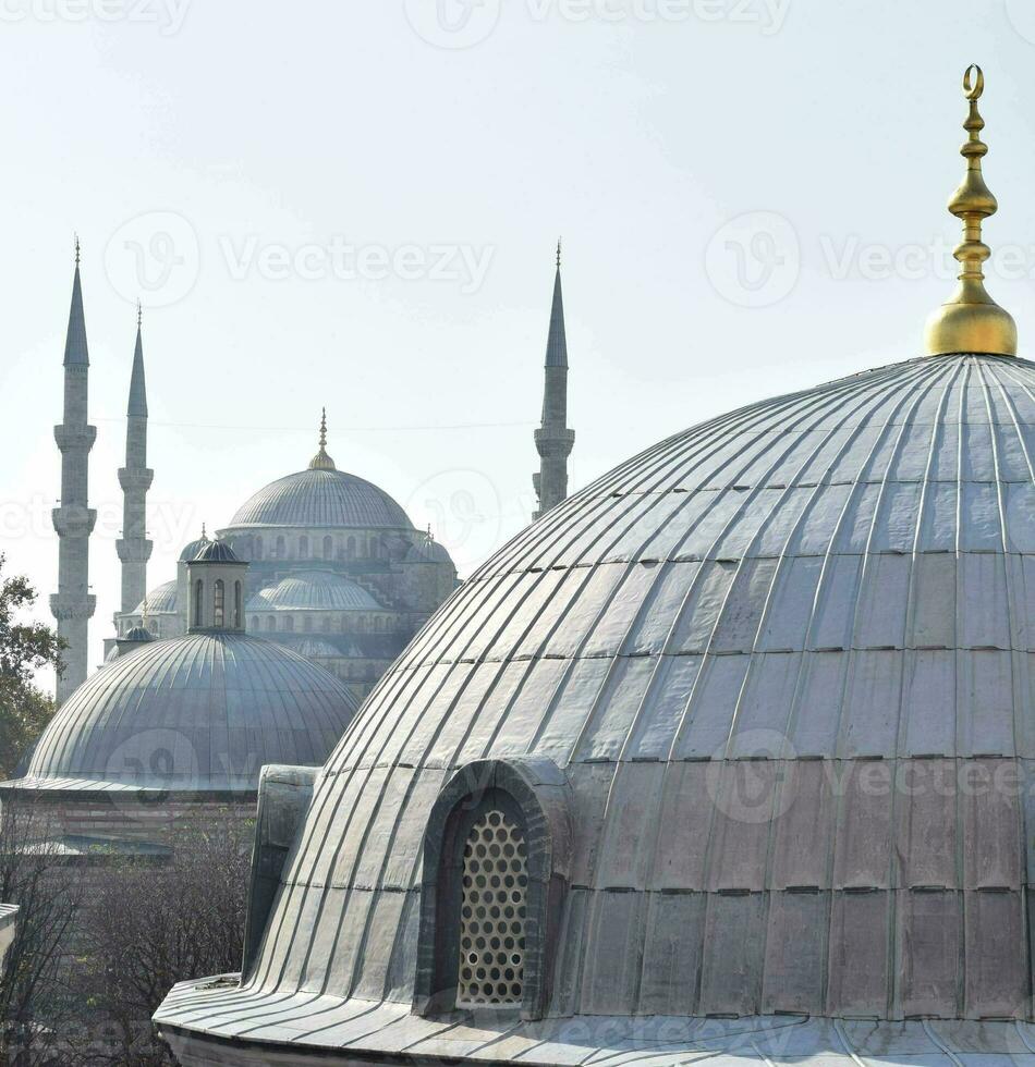 de blauwe moskee in istanbul foto