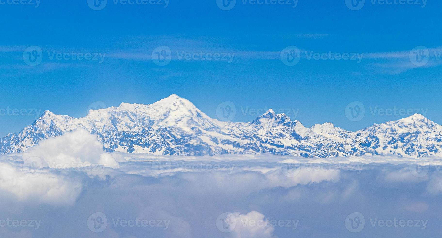 de Himalaya in Nepal foto