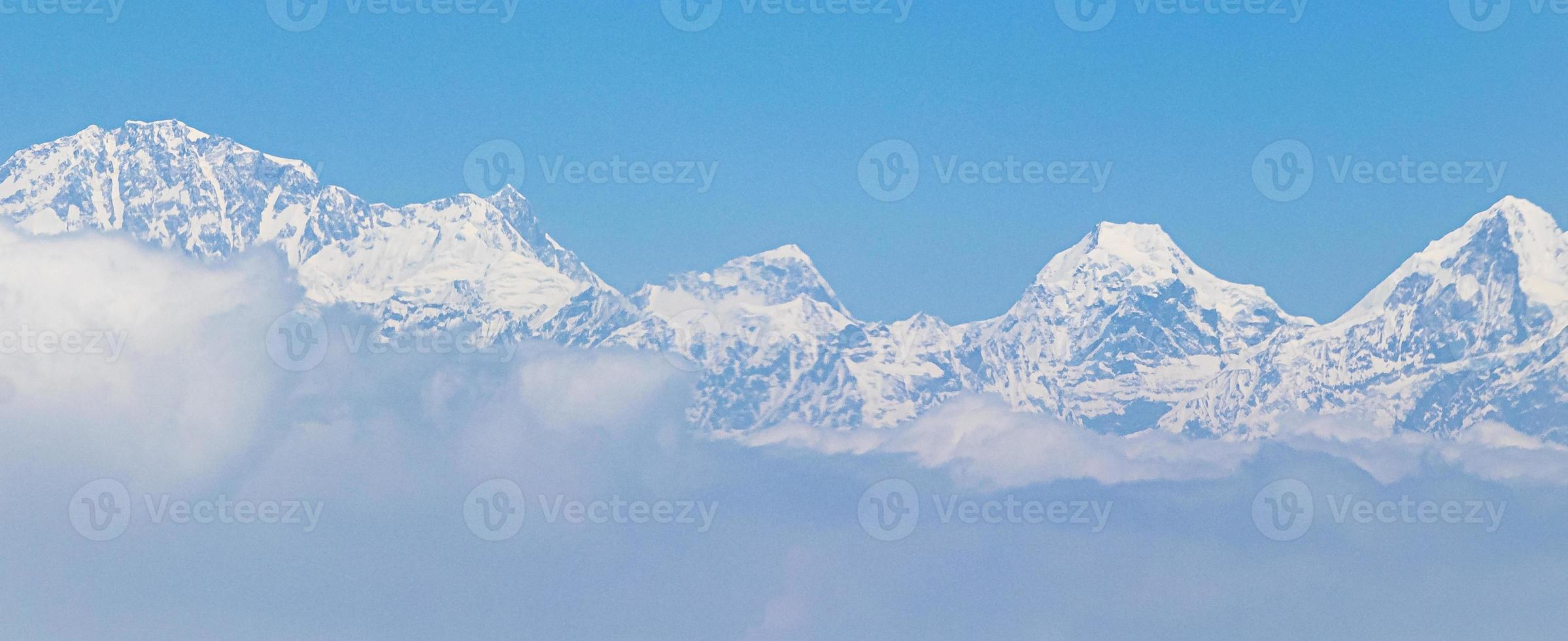 de Himalaya in Nepal foto