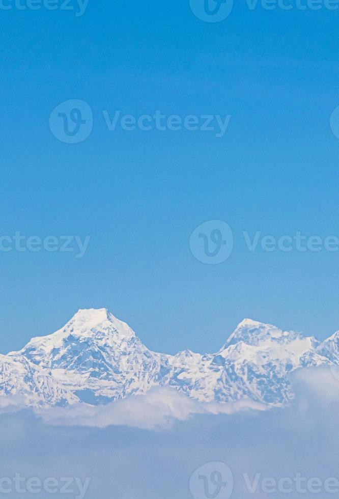 de Himalaya in Nepal foto