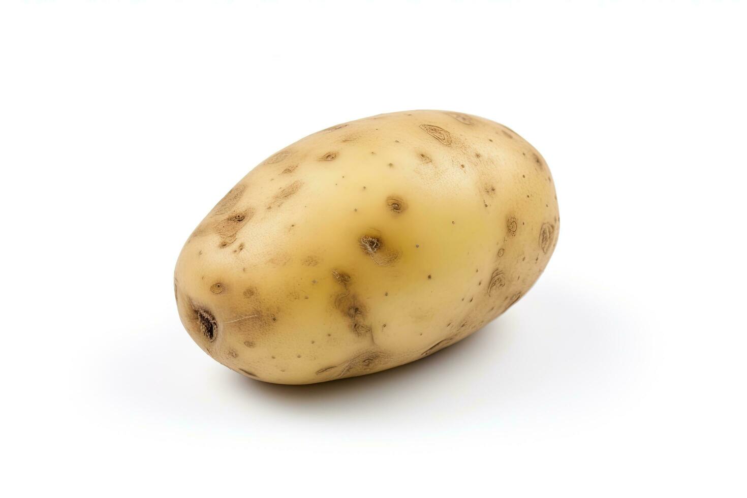 ai gegenereerd aardappel geïsoleerd Aan wit achtergrond. ai gegenereerd foto