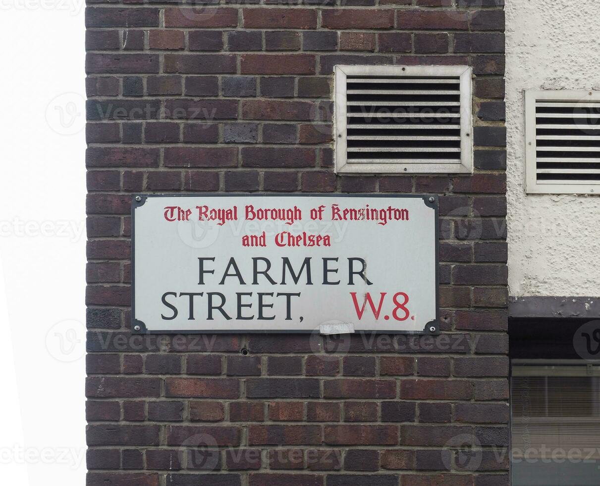 boer straat teken in Londen foto