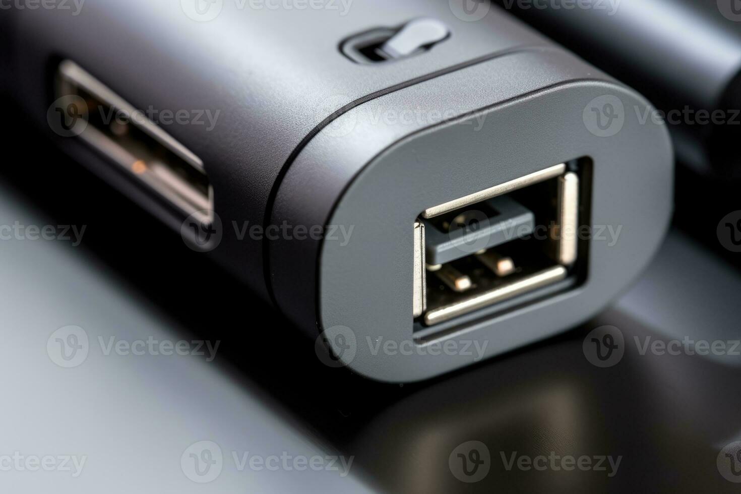ai gegenereerd overdracht elektronisch USB haven communicatie mobiel kabel informatie uitrusting foto