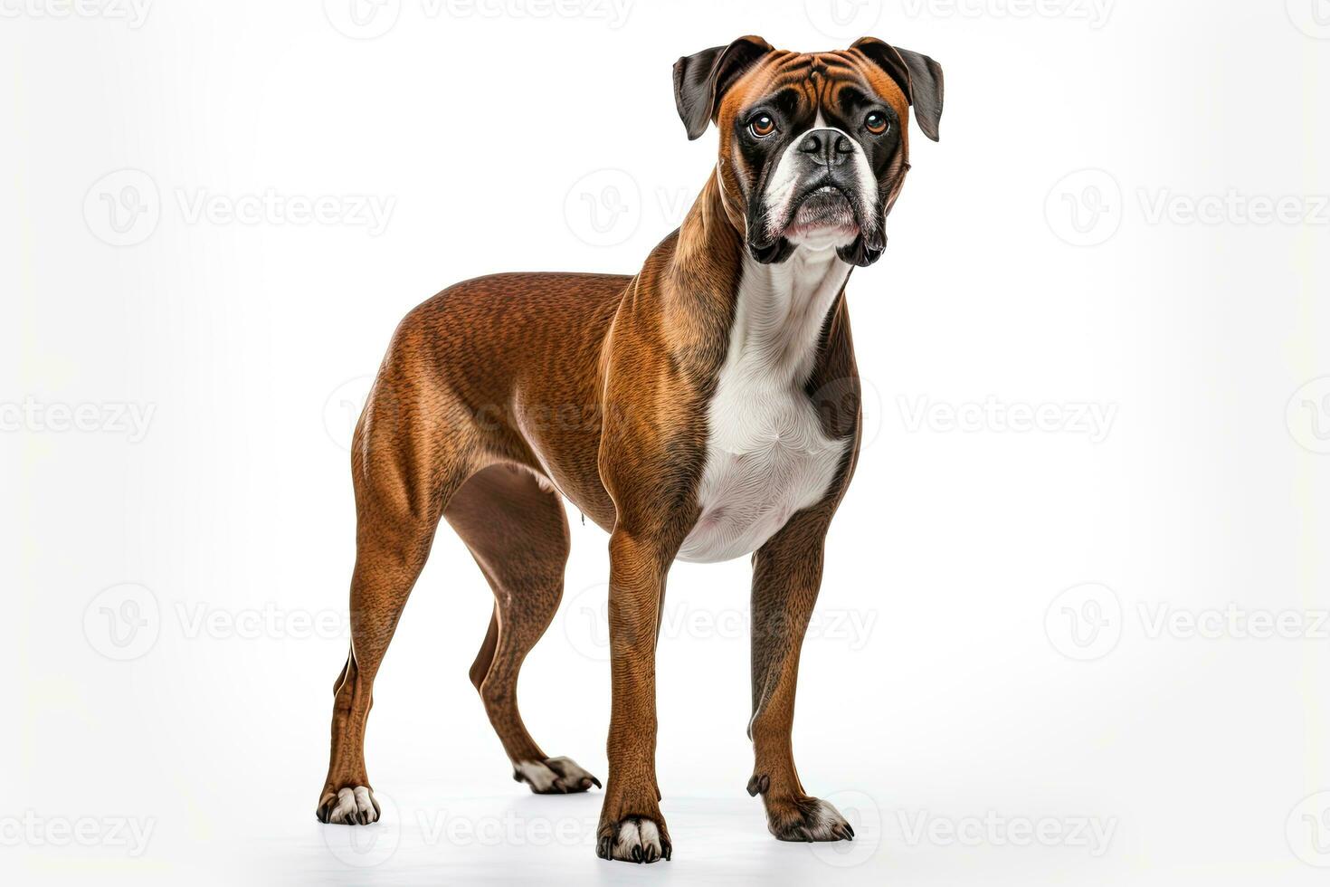 ai gegenereerd realistisch bokser hond clip art foto