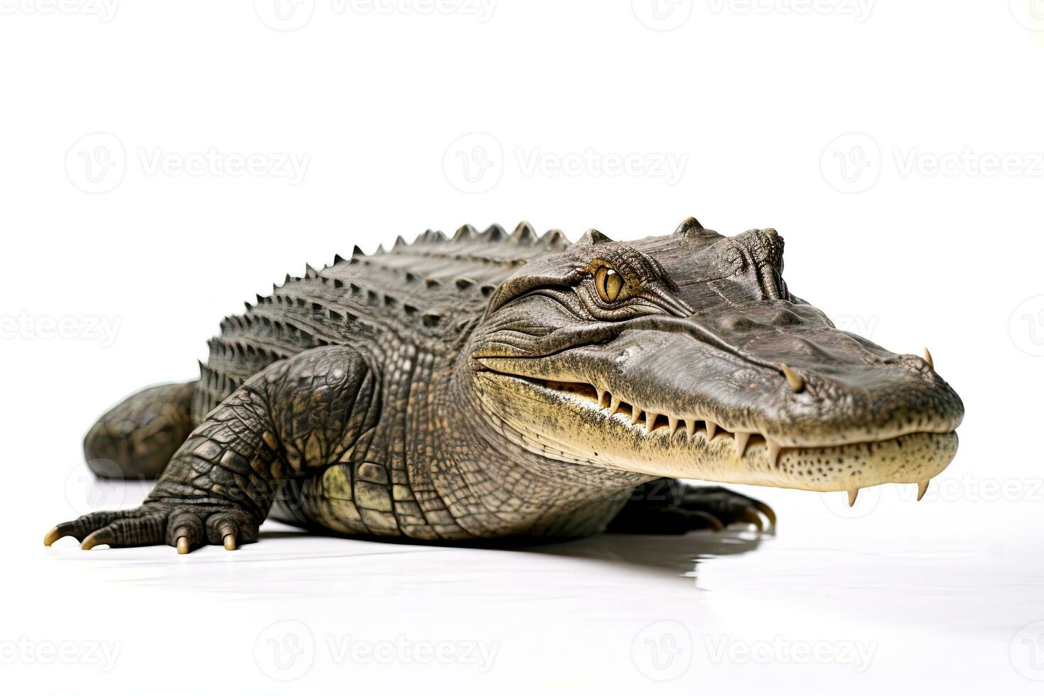 ai gegenereerd wild krokodil clip art foto