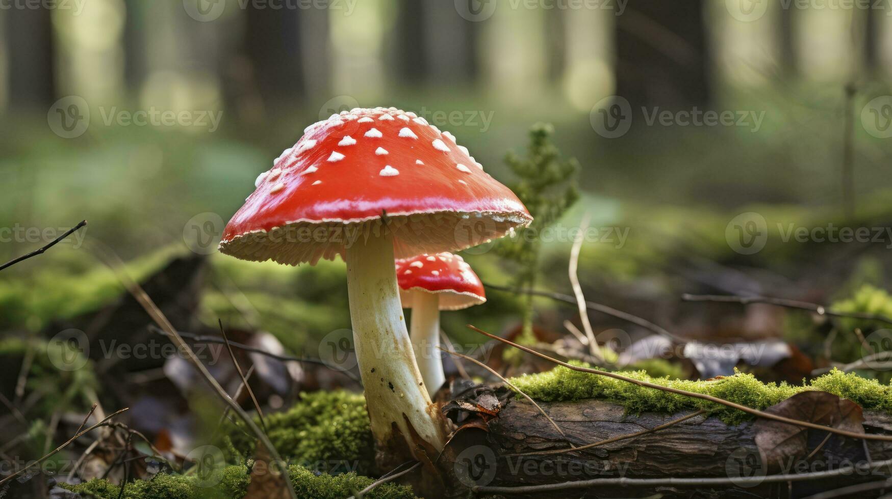 ai gegenereerd een wijnoogst keuken boordevol met schoon platen, genesteld tussen houten en steen elementen. foto