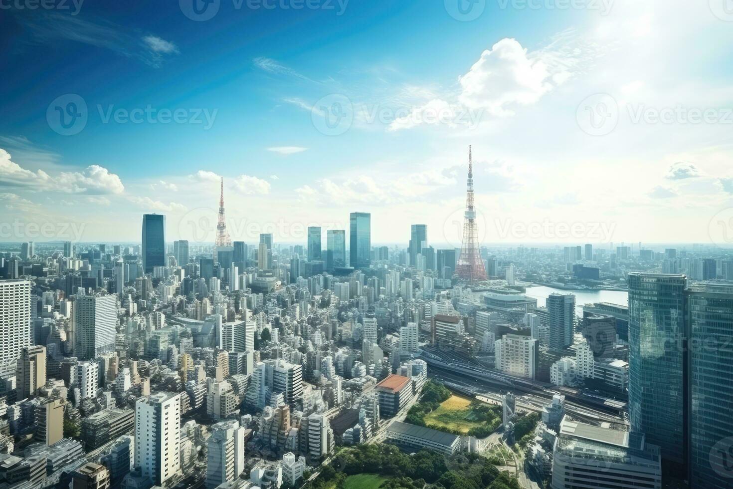 ai gegenereerd architectuur gebouw buitenkant in Taipei stad foto