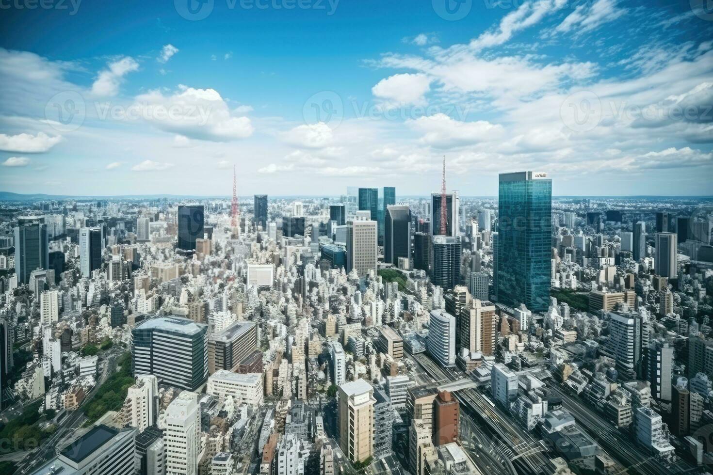 ai gegenereerd architectuur gebouw buitenkant in Taipei stad foto