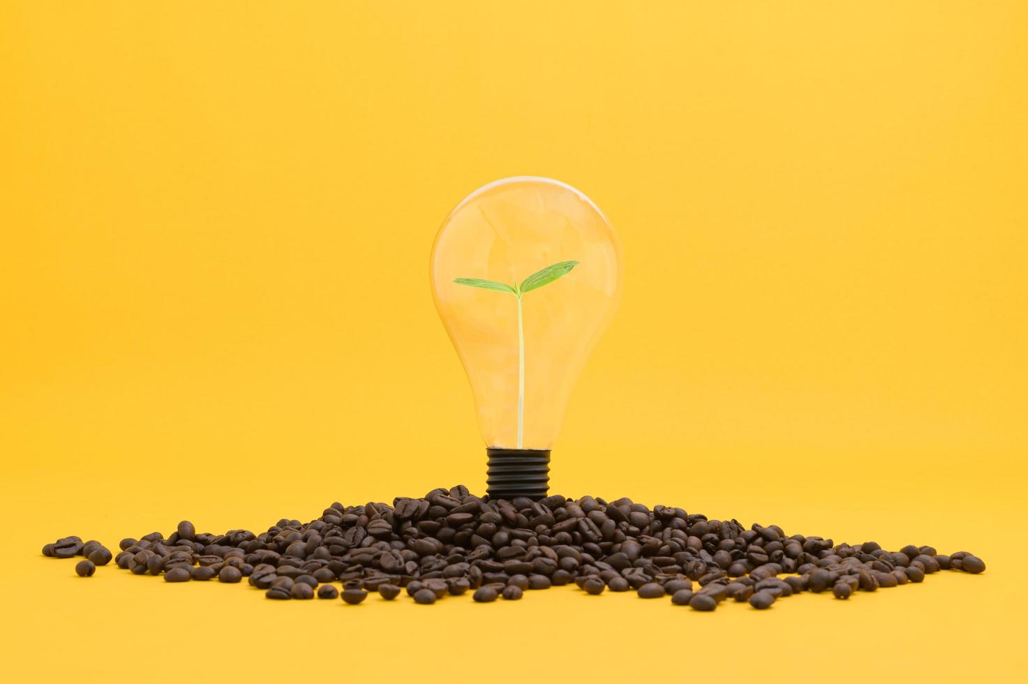 koffie drinken voor energie nieuwe ideeën opdoen foto