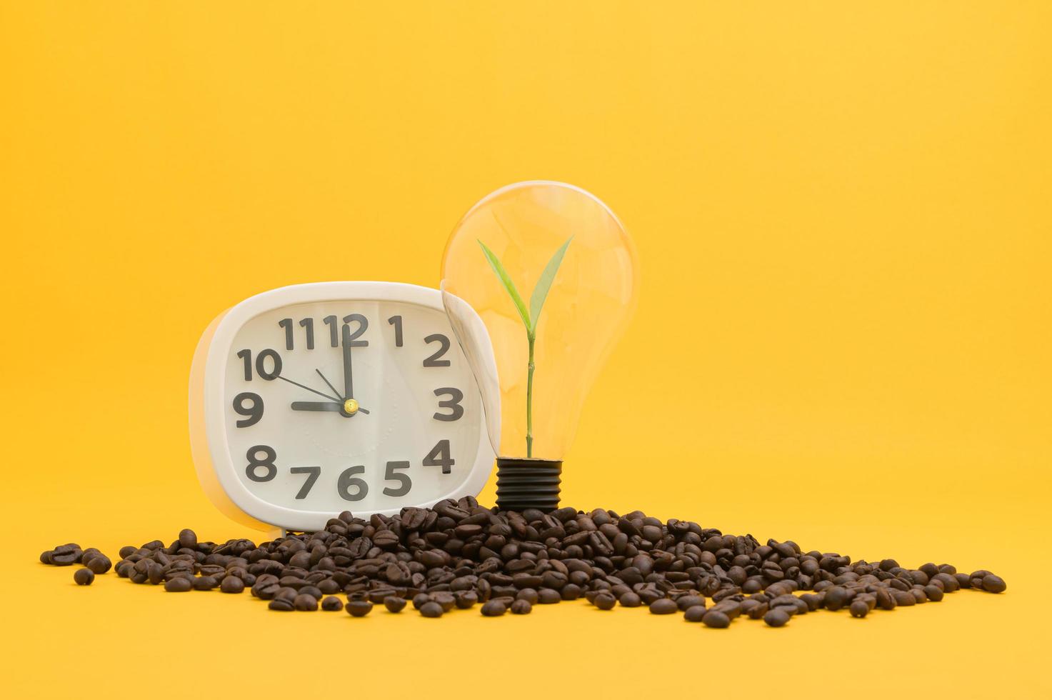 koffie drinken voor energie nieuwe ideeën opdoen foto