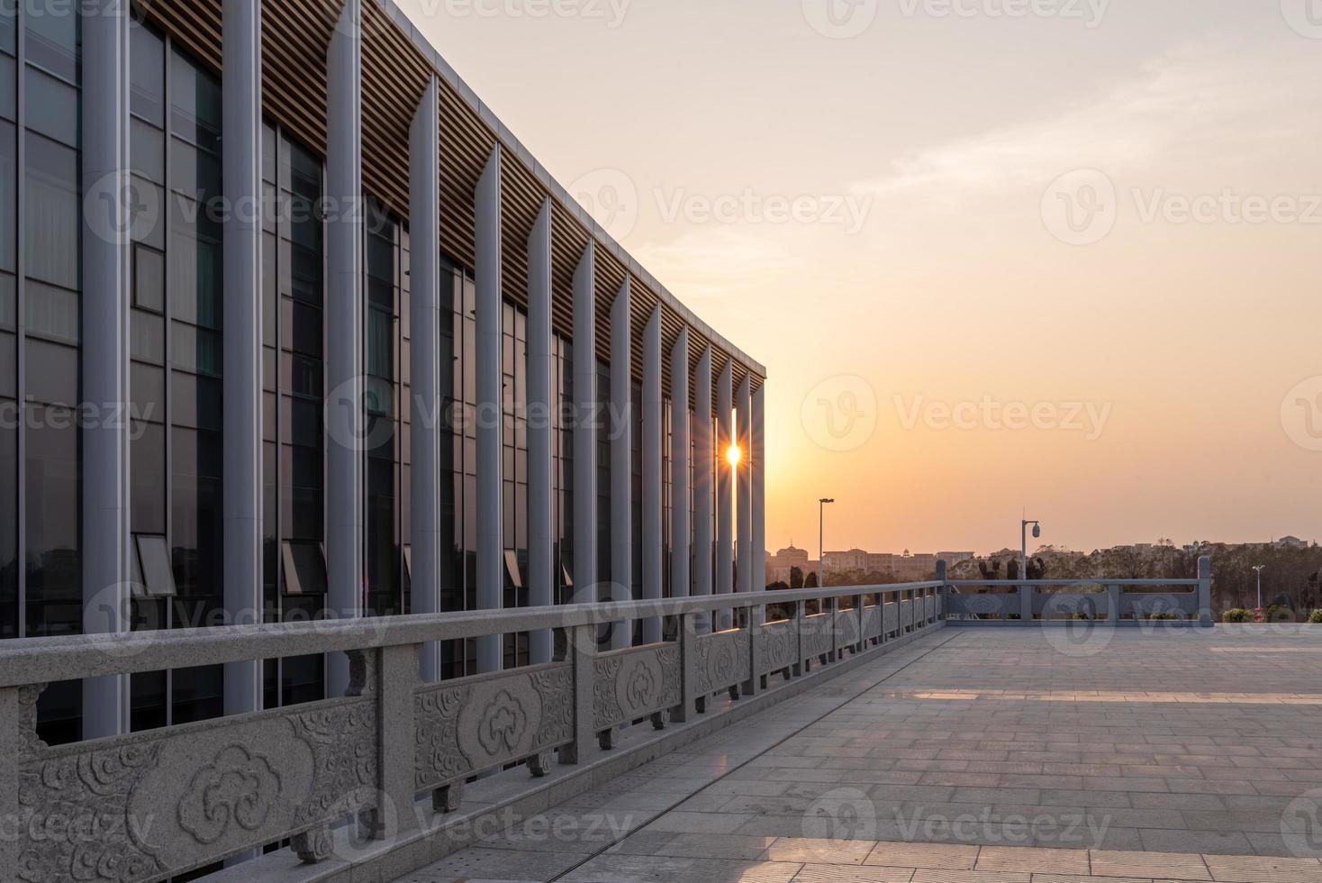 permanent gebouw van meizhou mazu forum, china. foto