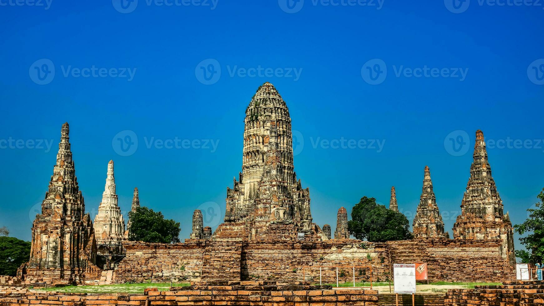 ayutthaya, een wereld erfgoed stad van Thailand foto