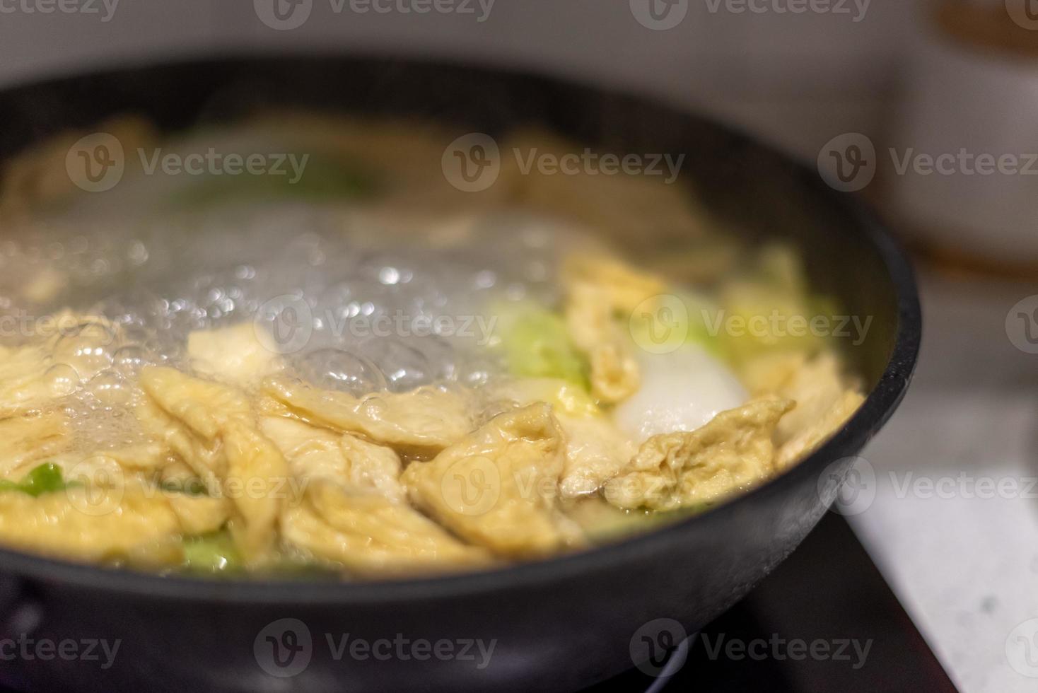 diner voor familiebijeenkomsten, Chinese ingrediënten in voorbereiding foto
