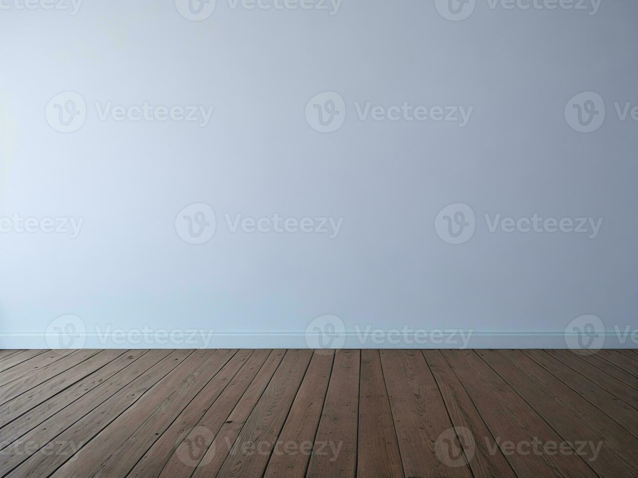 ai gegenereerd leeg houten tafel Aan de wit achtergrond dichtbij omhoog visie. hoog kwaliteit foto
