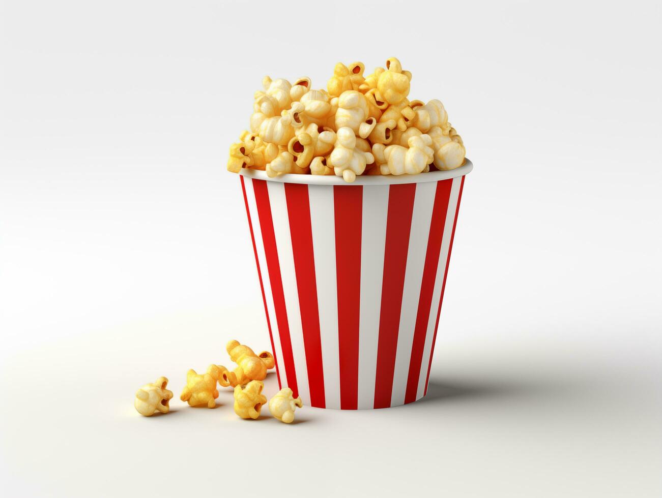 ai gegenereerd kop van bioscoop popcorn foto