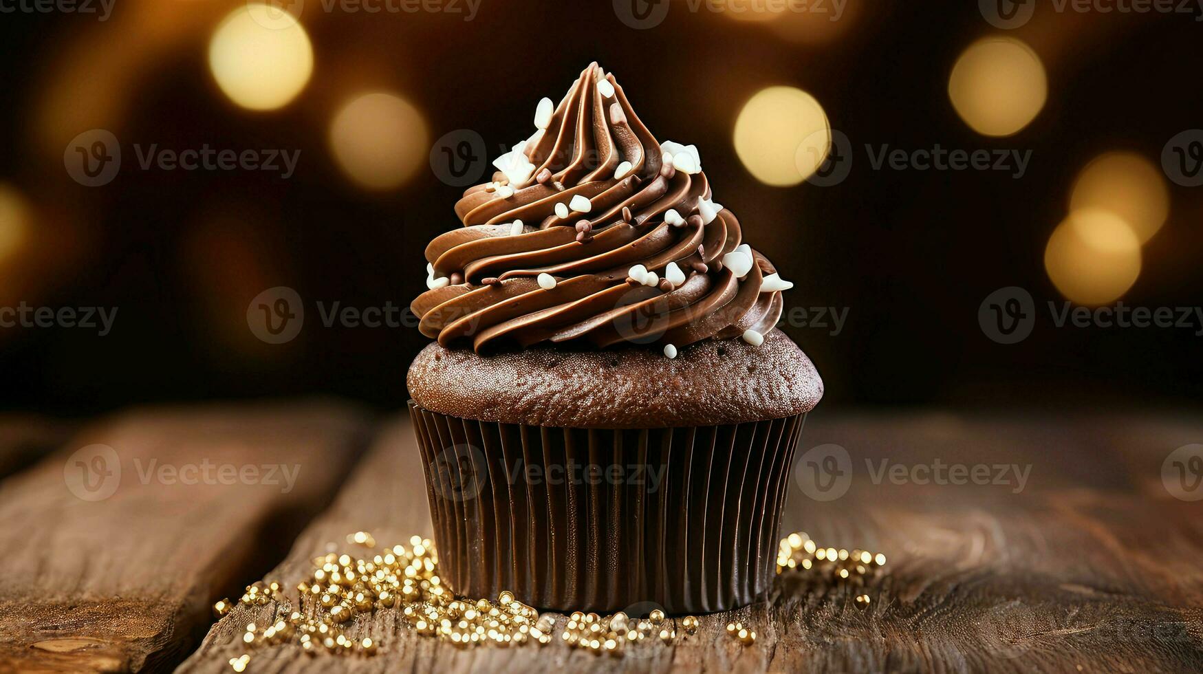 ai gegenereerd bakkerij chocola koekje voedsel foto