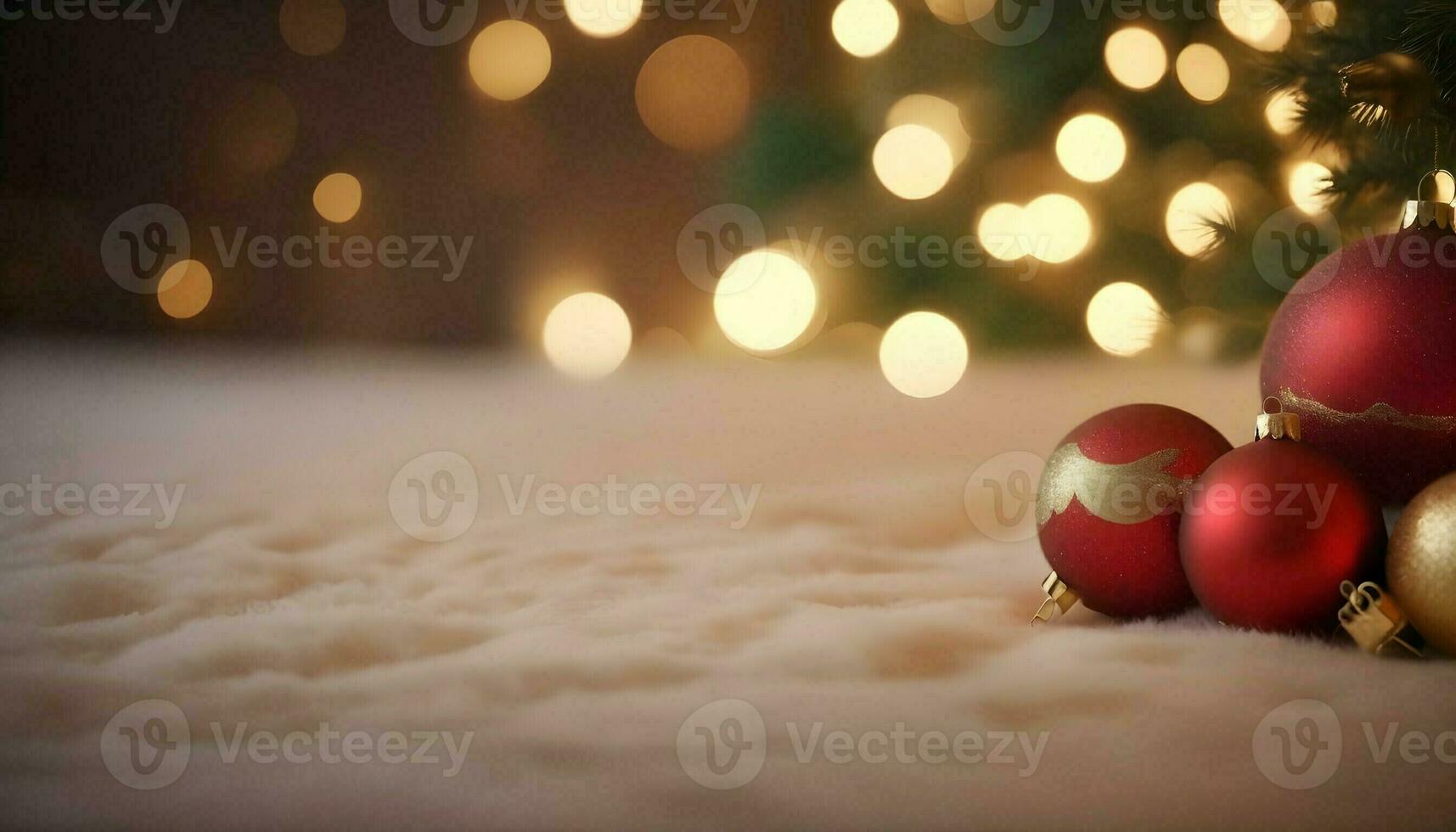 ai gegenereerd vrolijk Kerstmis achtergrond behang foto