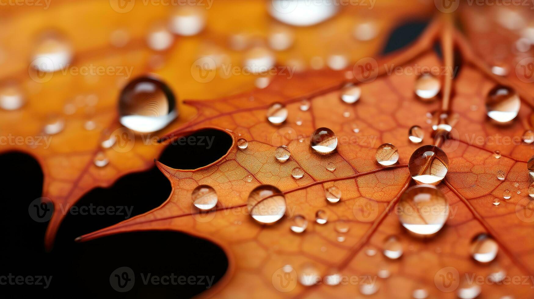 ai gegenereerd blad, blad textuur, detailopname hoek, macro lens foto