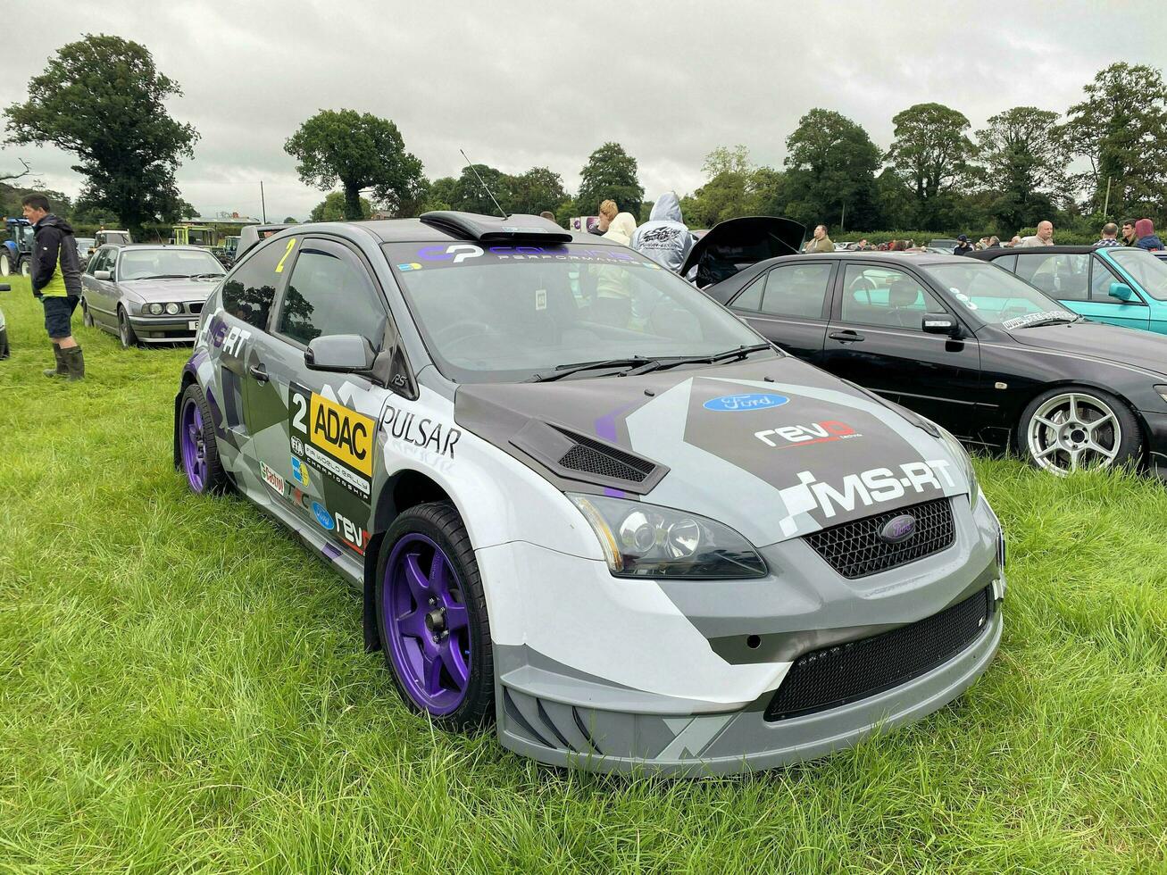 malpa's in Cheshire in de uk Aan 14 juli 2023. een visie van een klassiek auto . foto