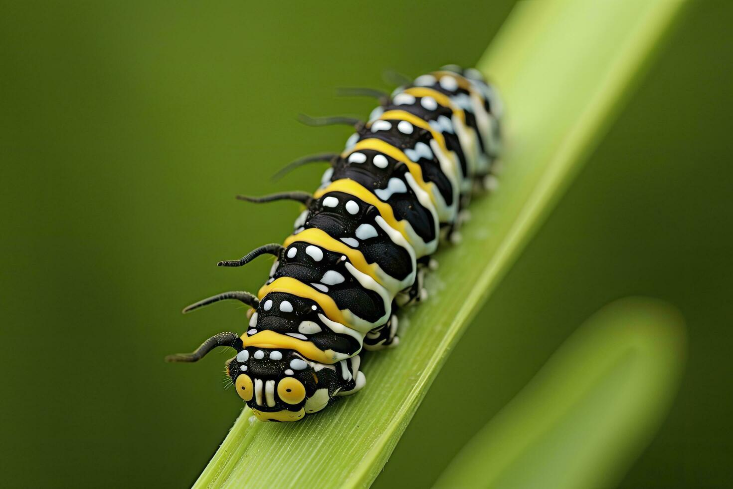 ai gegenereerd rups- zwaluwstaart vlinder. gegenereerd ai. foto