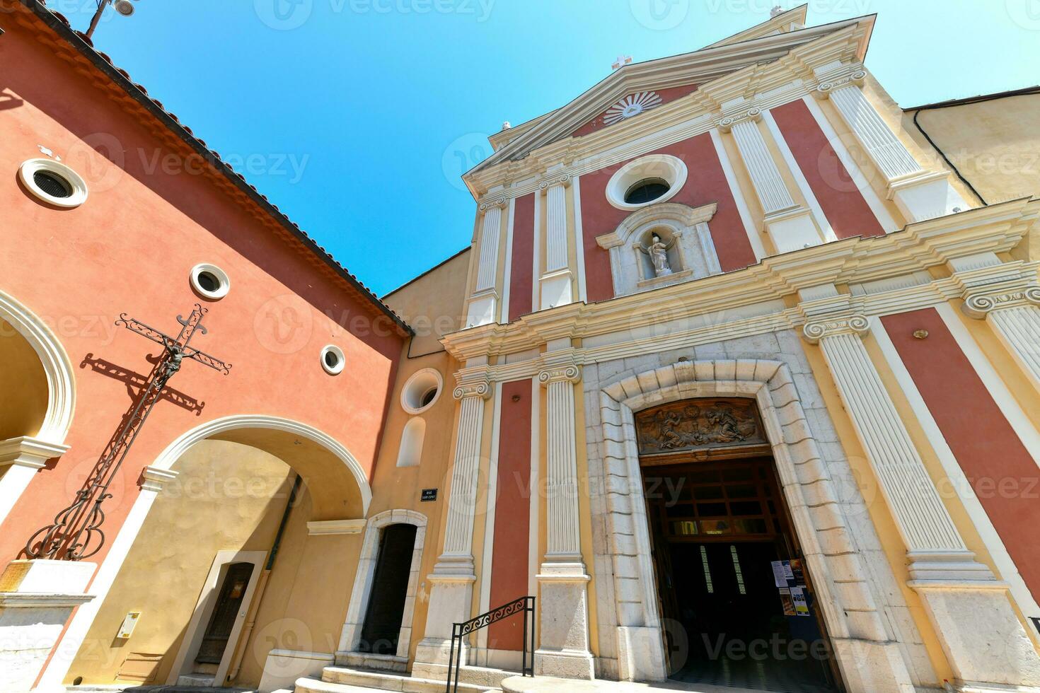 antibes kathedraal - antibes, Frankrijk foto