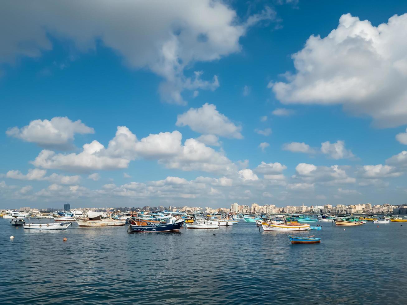 uitzicht op de stad Alexandrië foto