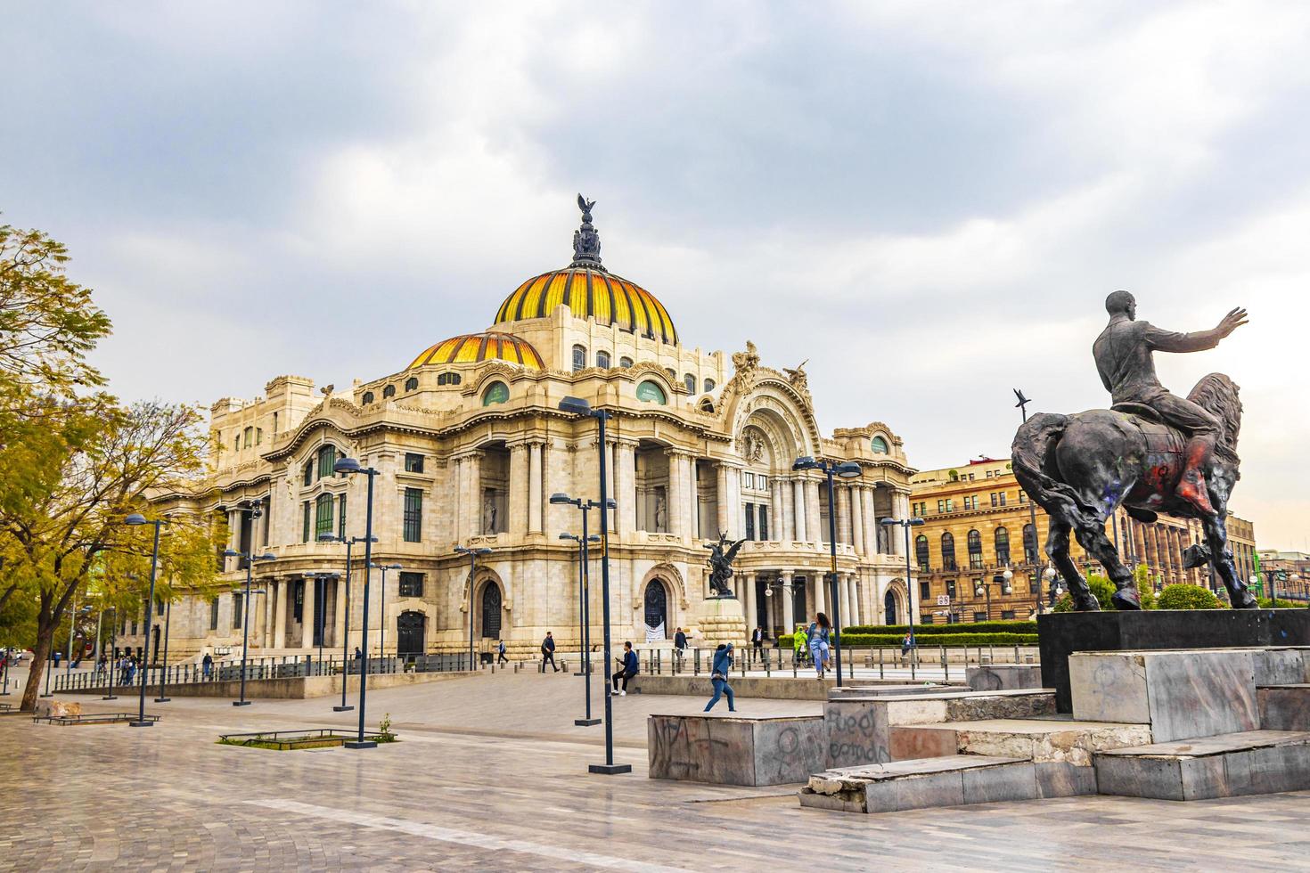 paleis voor schone kunsten in mexico-stad, mexico foto