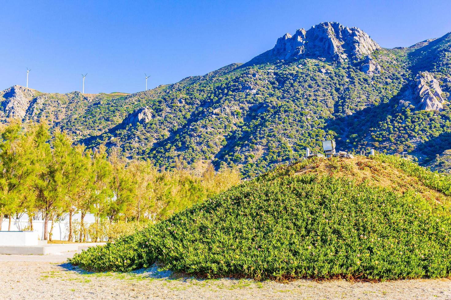 oros dikaios dikeos berg natuurlijke landschappen kos eiland griekenland. foto