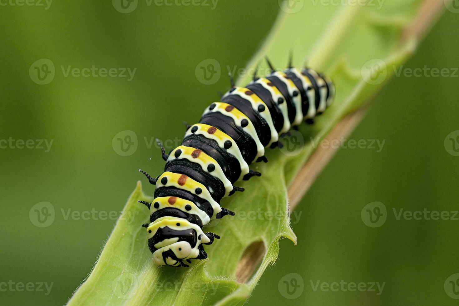 ai gegenereerd rups- zwaluwstaart vlinder. gegenereerd ai. foto