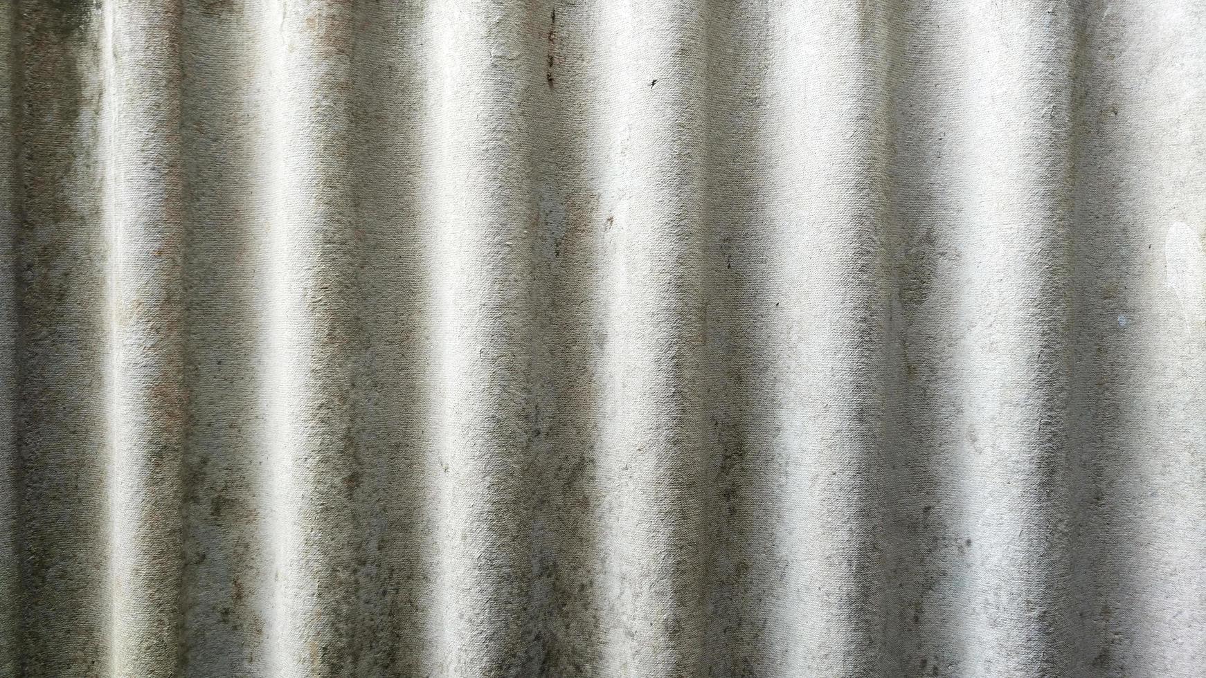 textuur van golvende cement fiberglaas dakpannen. foto