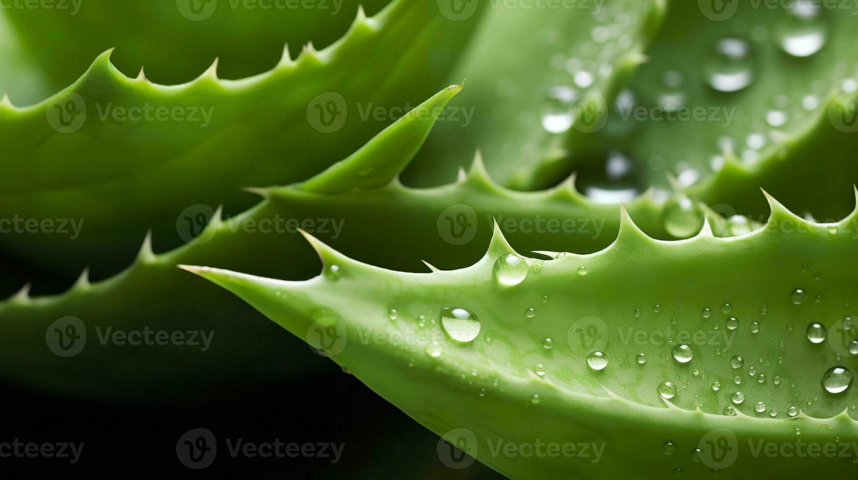 ai gegenereerd visualiseren de presentatie van de fabriek aloë vera. generatief ai foto