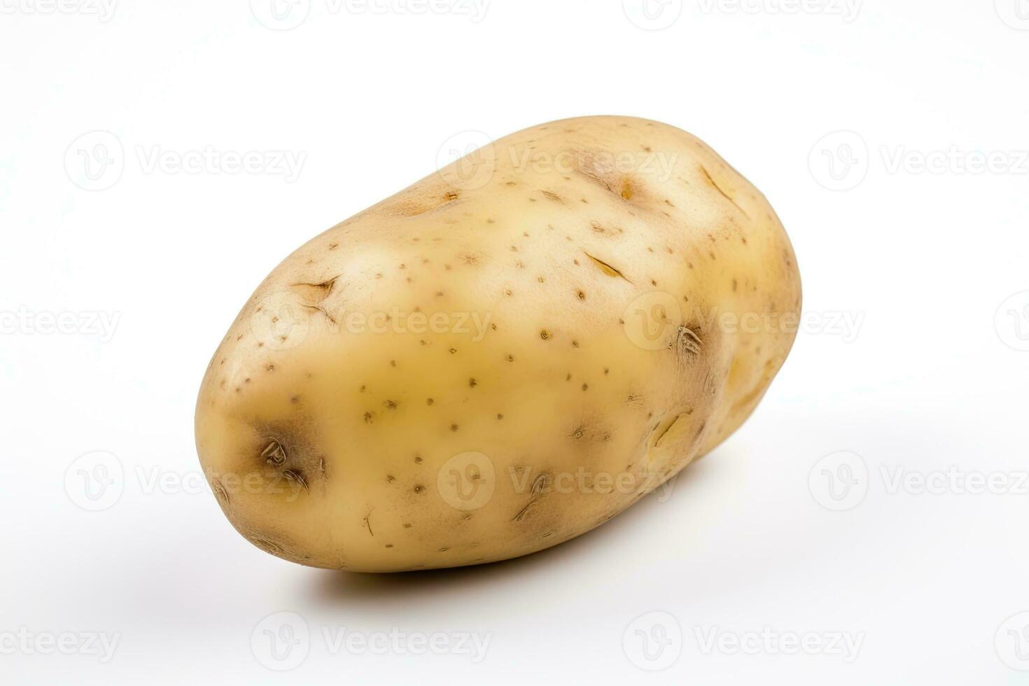 ai gegenereerd aardappel geïsoleerd Aan wit achtergrond. ai gegenereerd foto