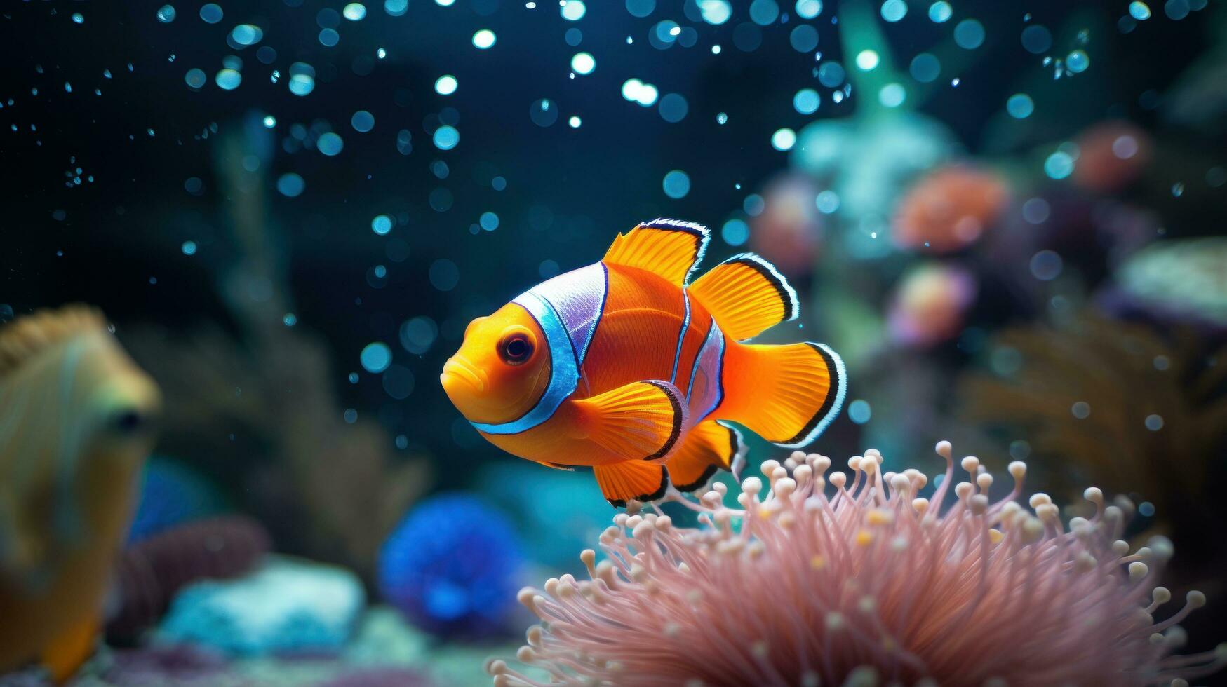 ai gegenereerd ur aquarium mobiel screenshot miniatuur, Omschrijving, foto