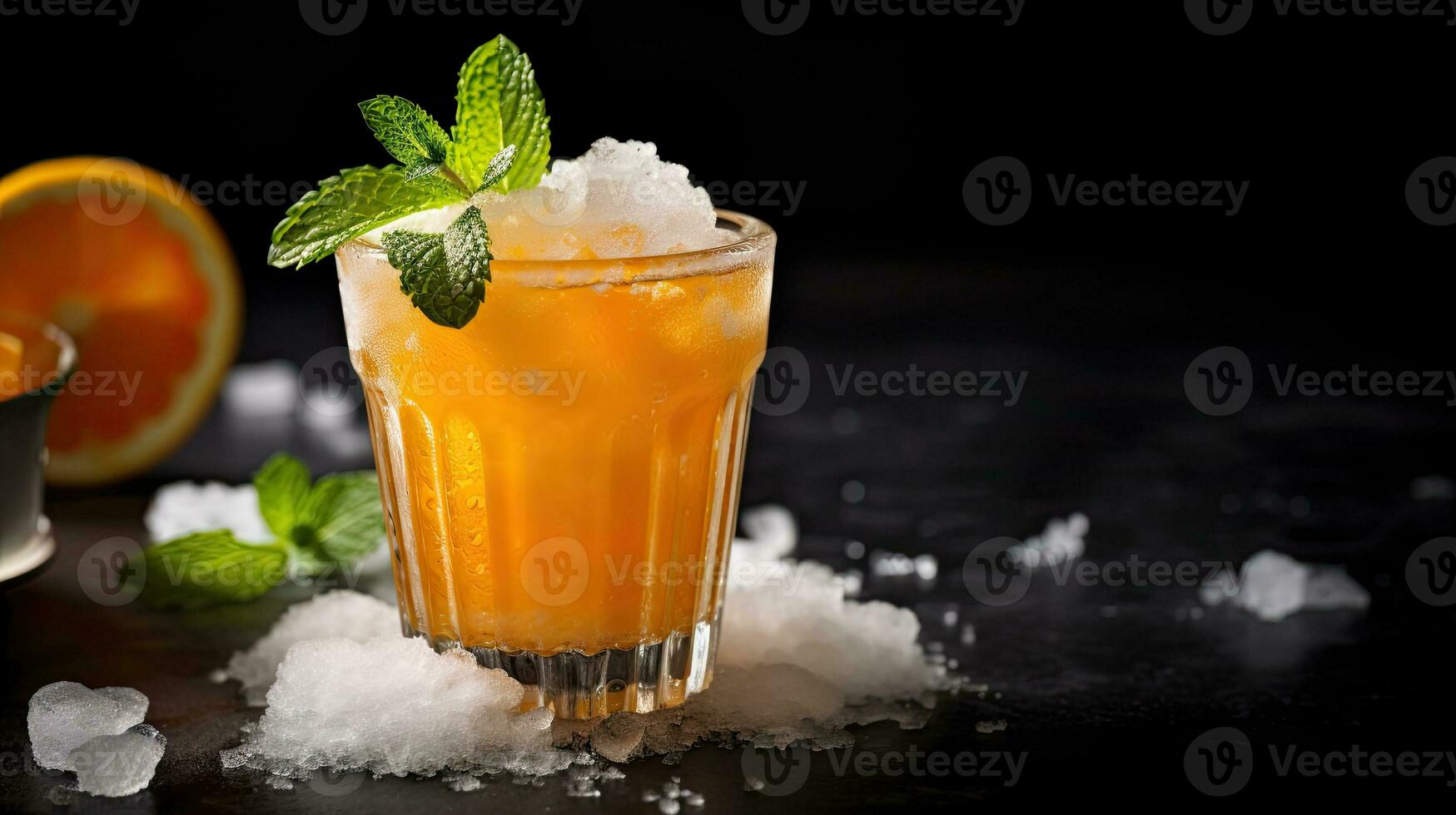 ai gegenereerd verzuren snoep cocktail met munt blad ai generatief foto