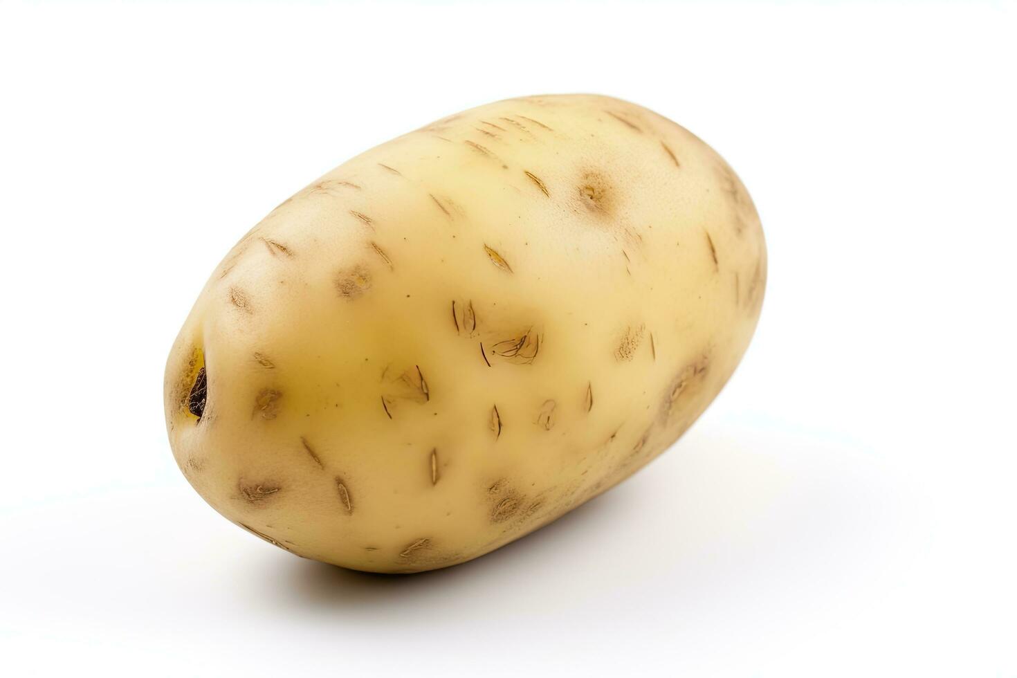 ai gegenereerd aardappel geïsoleerd Aan wit achtergrond. ai gegenereerd foto