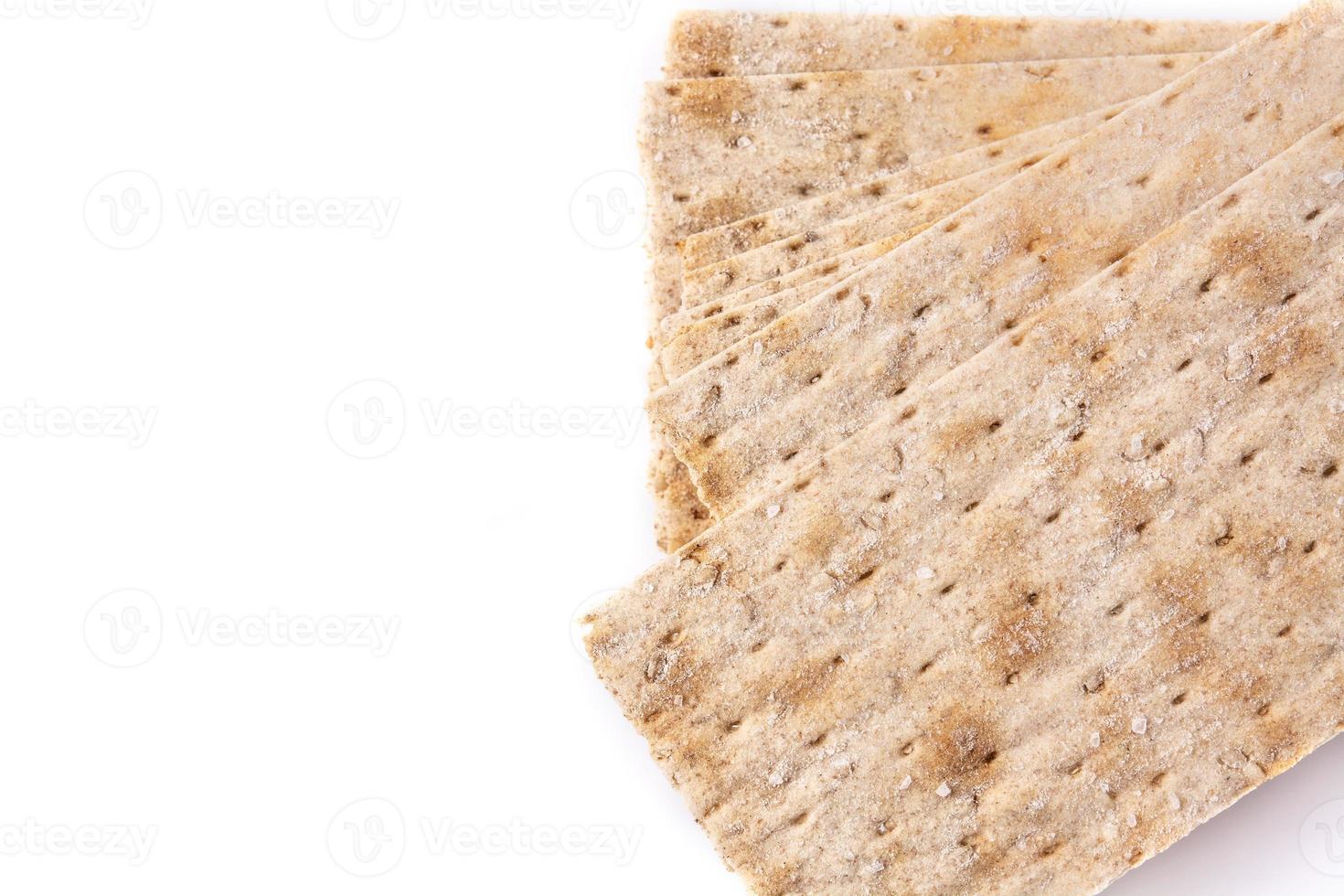 traditioneel matzah brood foto