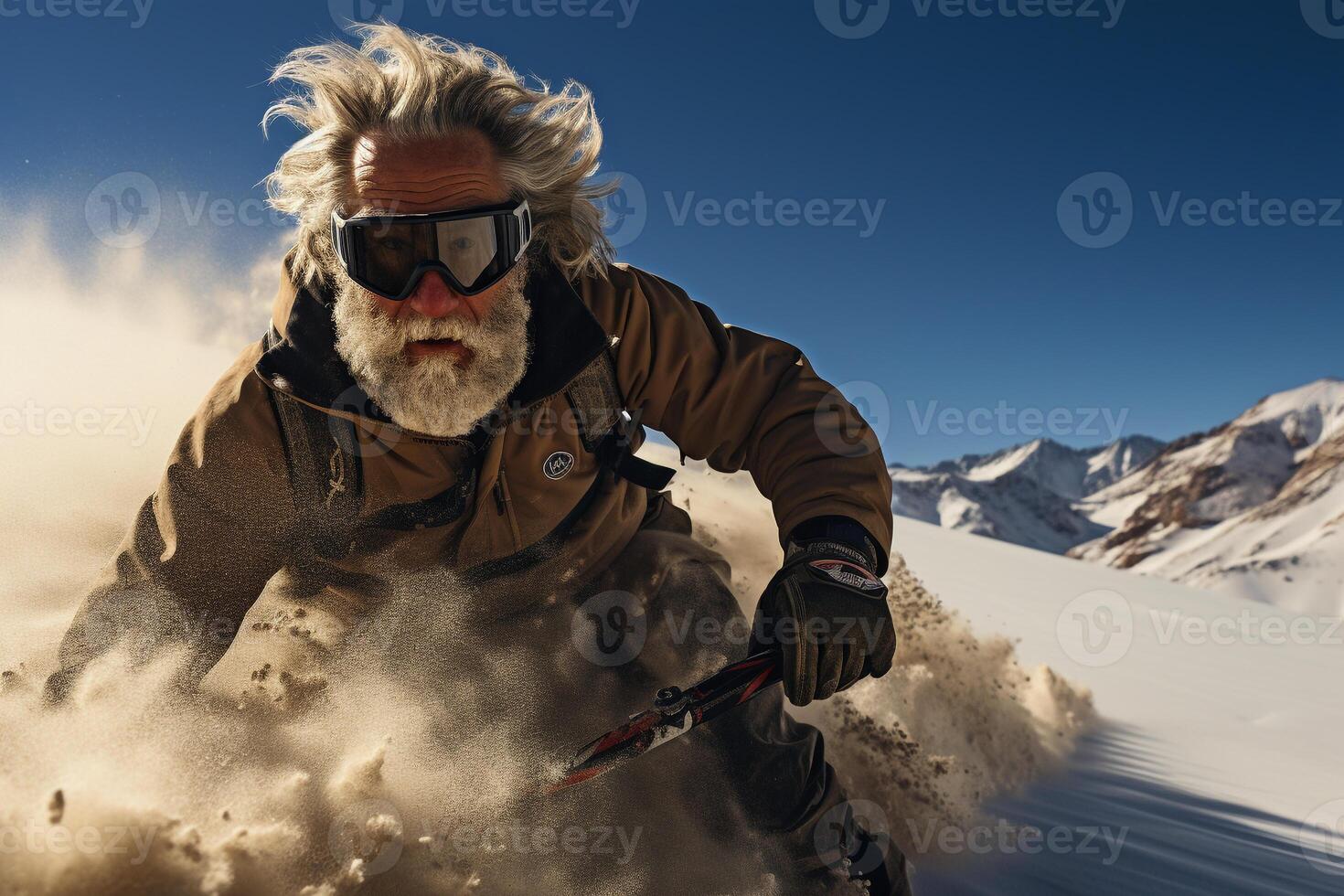 ai gegenereerd ijs het schaatsen foto