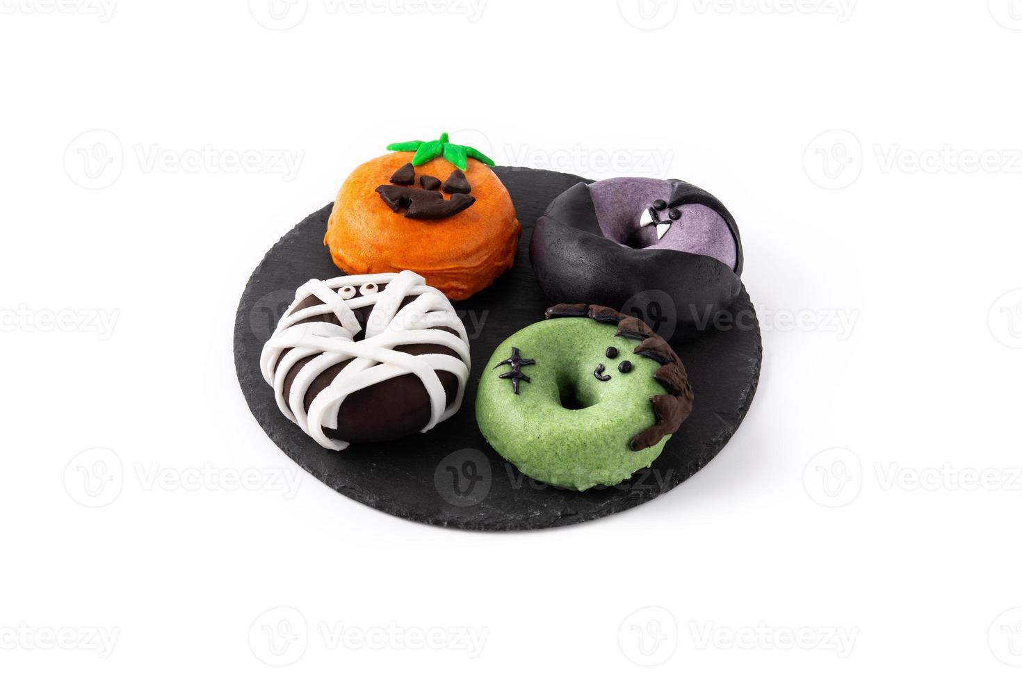 assortiment halloween donuts foto