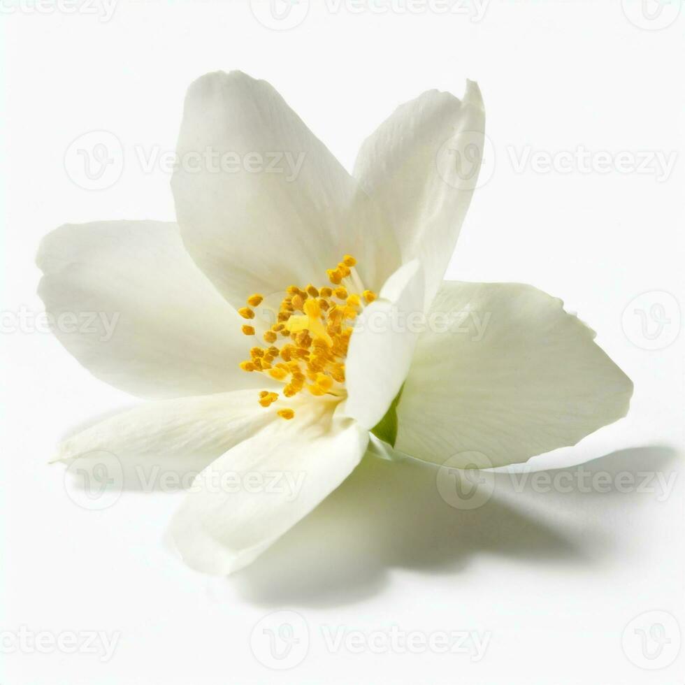 bloem bloemblaadjes geïsoleerd Aan wit achtergrond foto